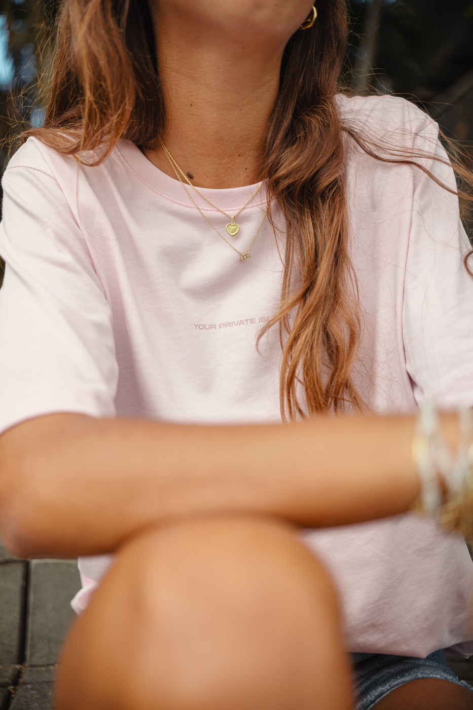 Saxdor Island T-Shirt Pink