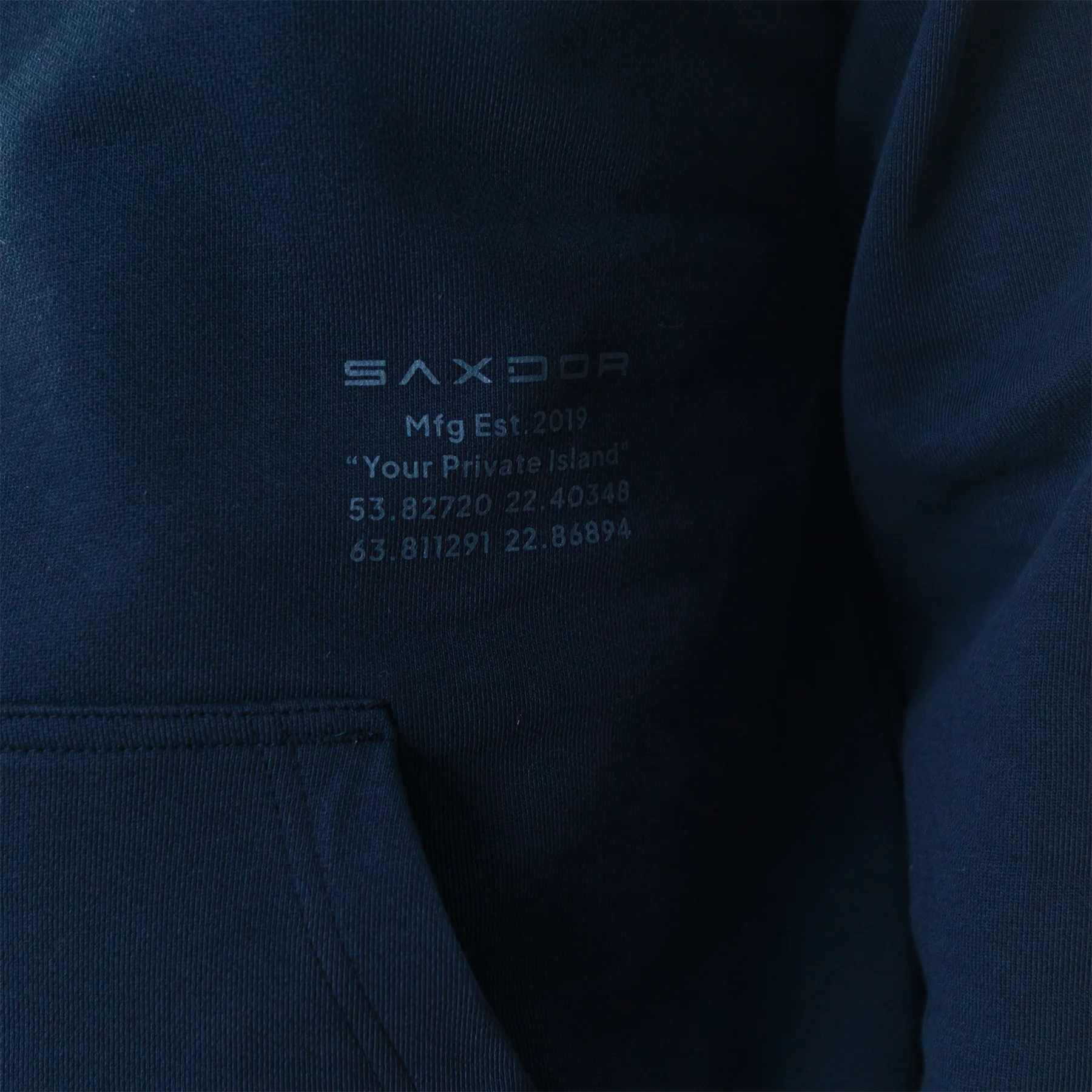 Saxdor Harbour Hoodie Navy