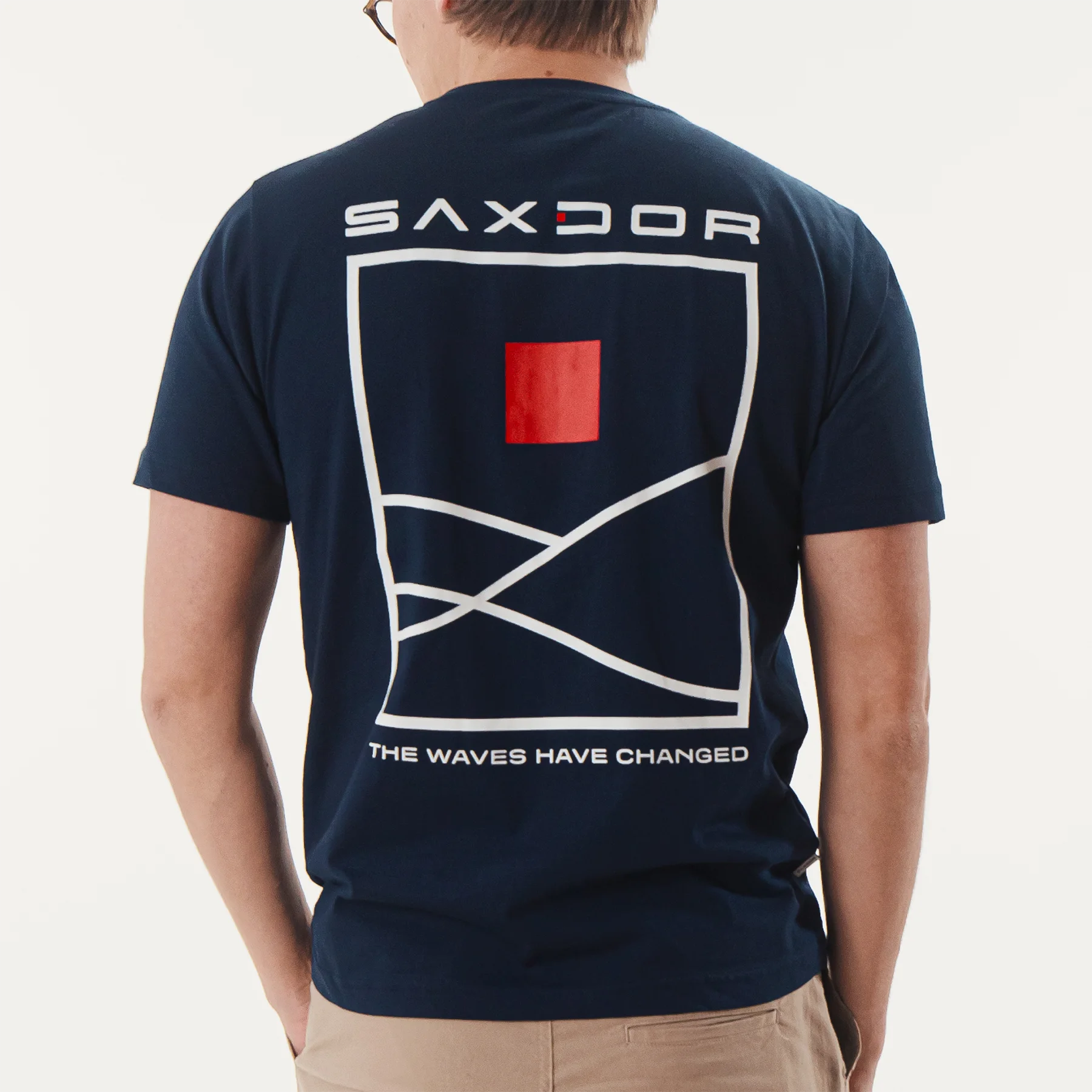 Saxdor Wave T-shirt dark Navy