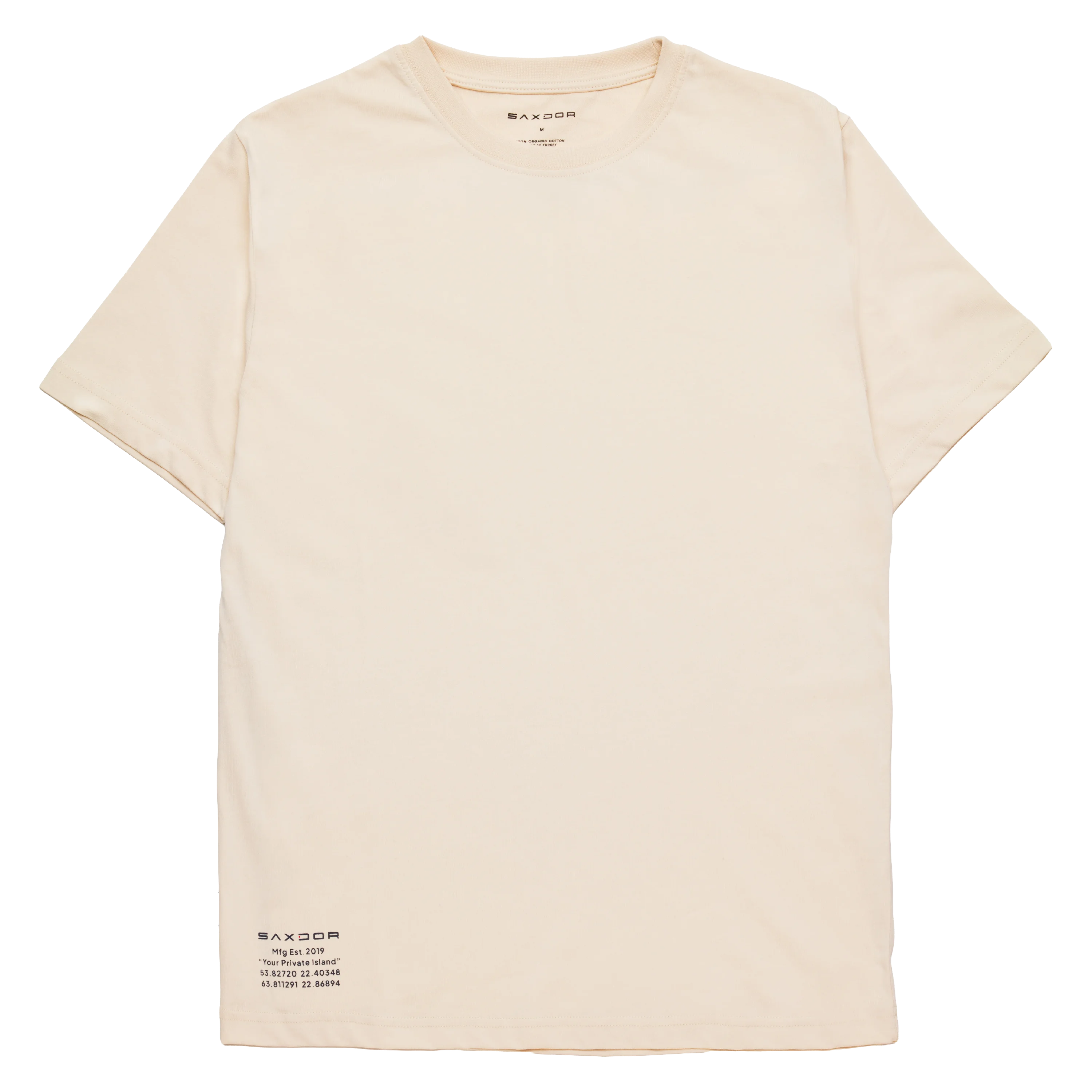 Saxdor “The Waves Have Changed” Graphic Tee Cream