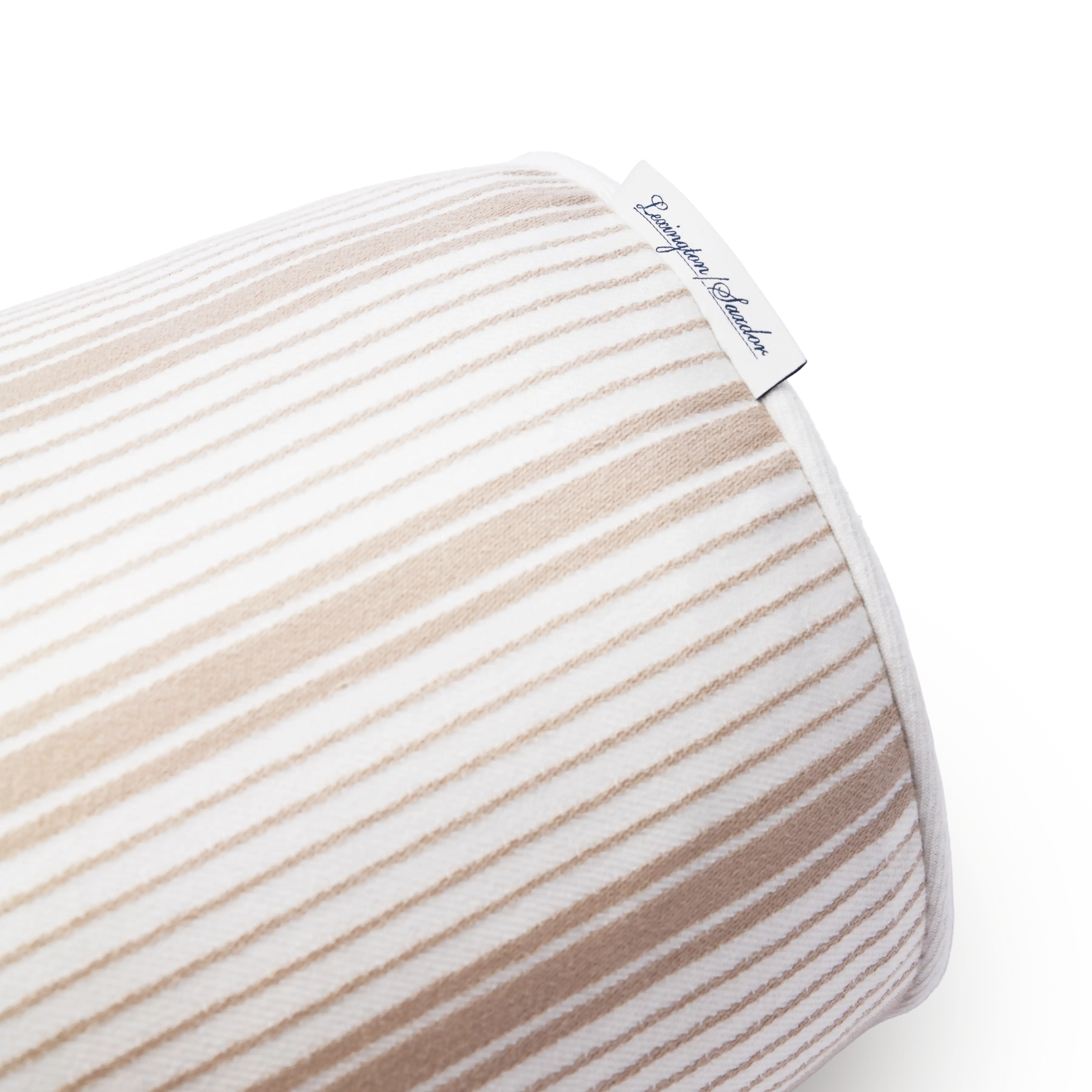 Saxdor Striped Cushion Round Organic Cotton