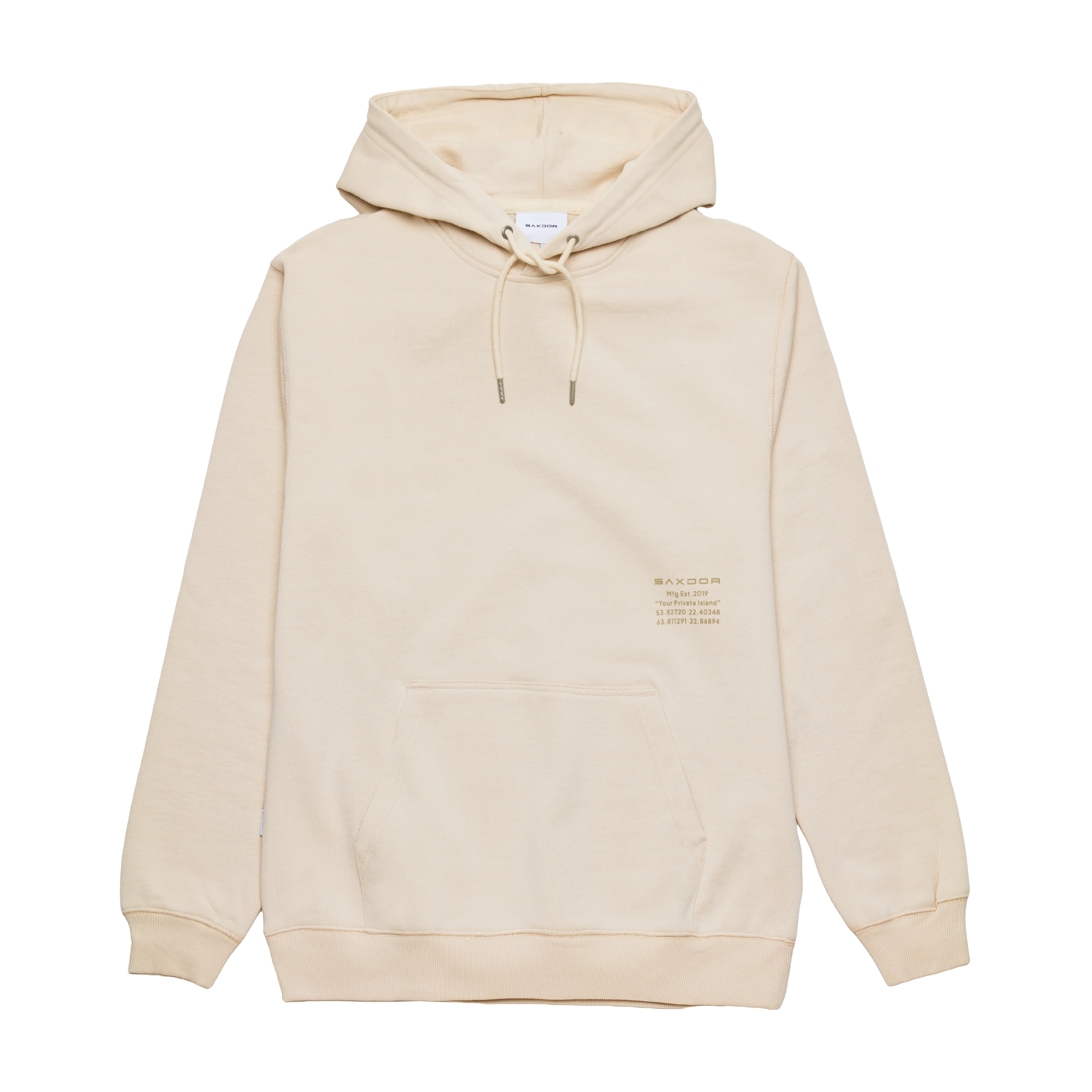 Saxdor Harbour Hoodie Cream
