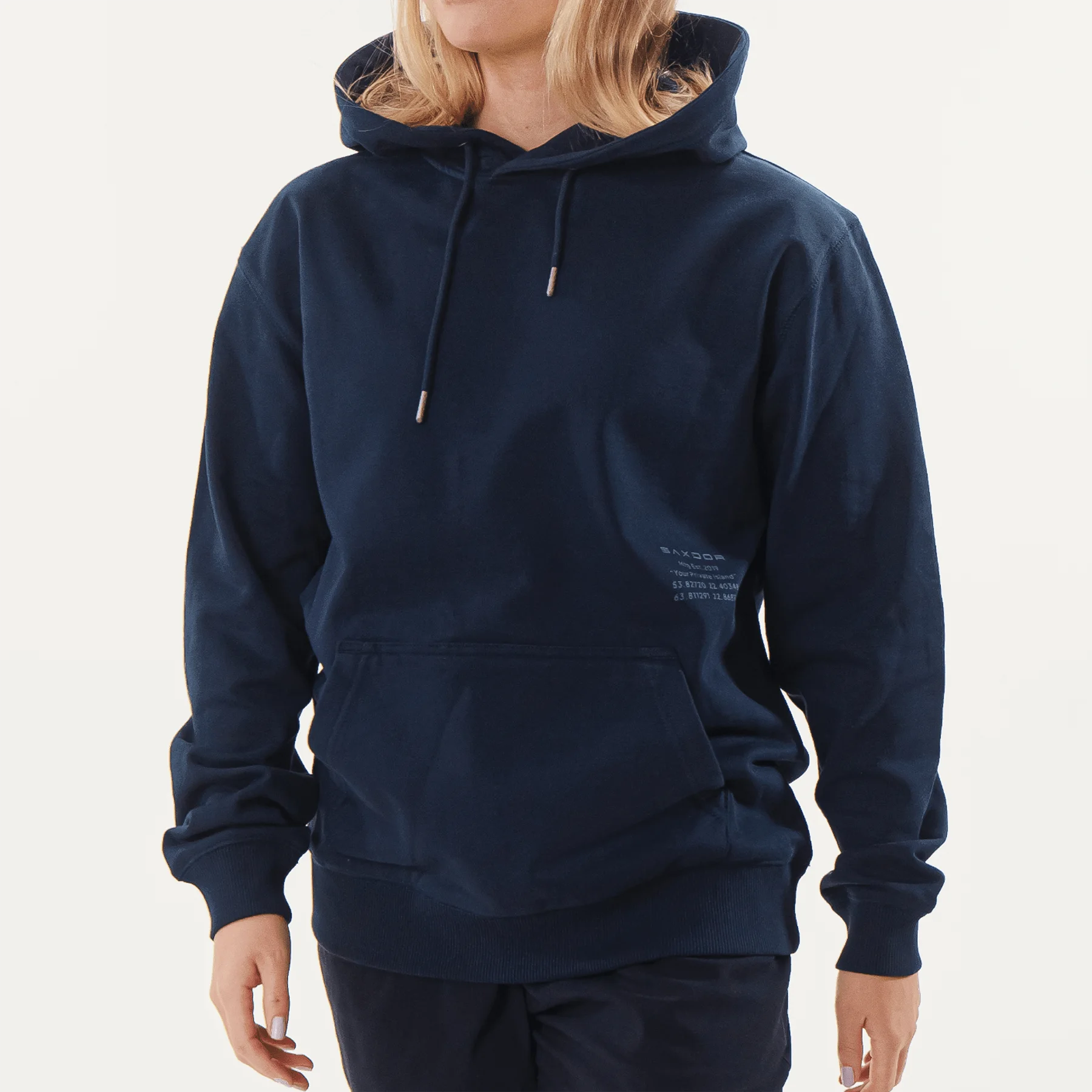 Saxdor Harbour Hoodie Navy