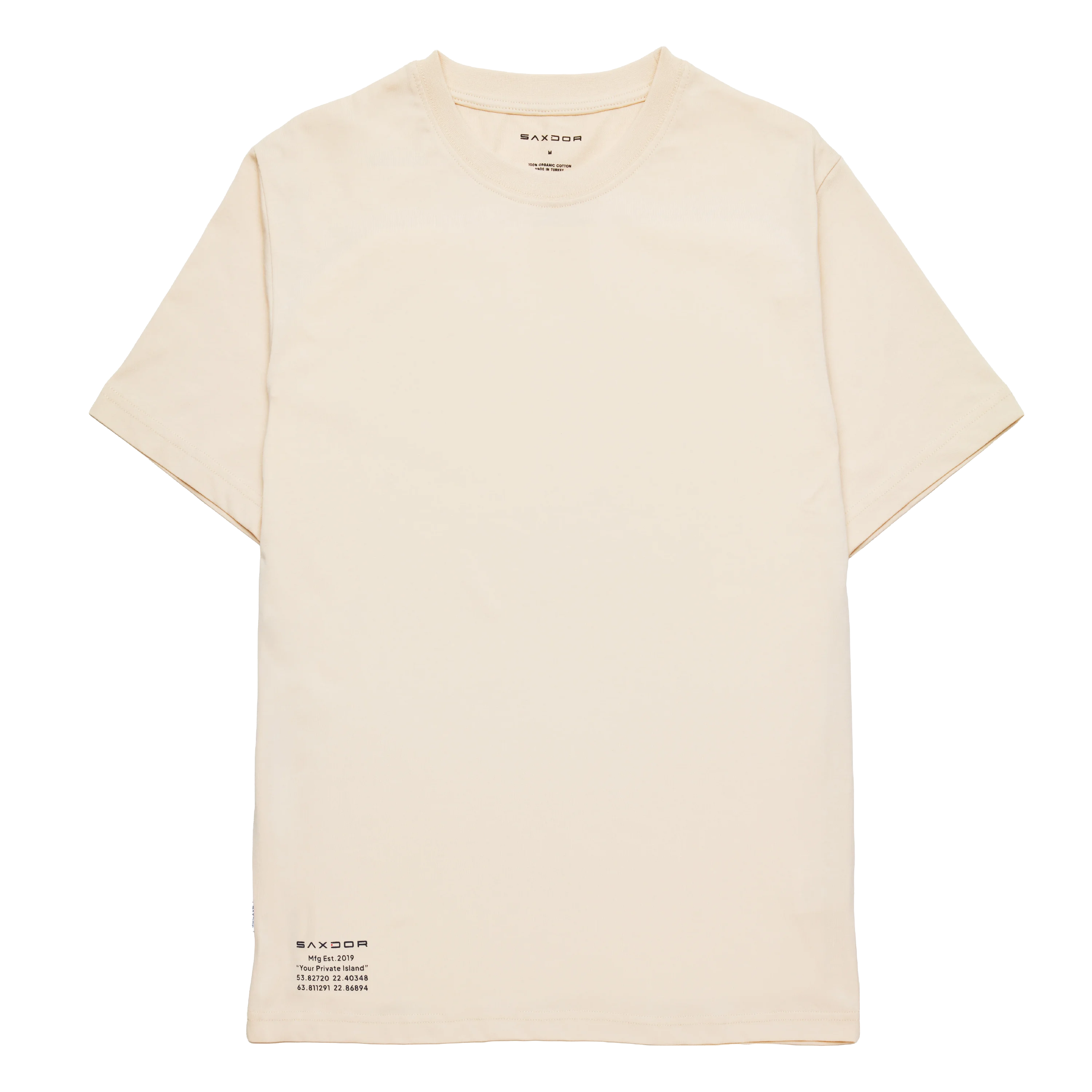 Saxdor "Made You Look" T-shirt Cream
