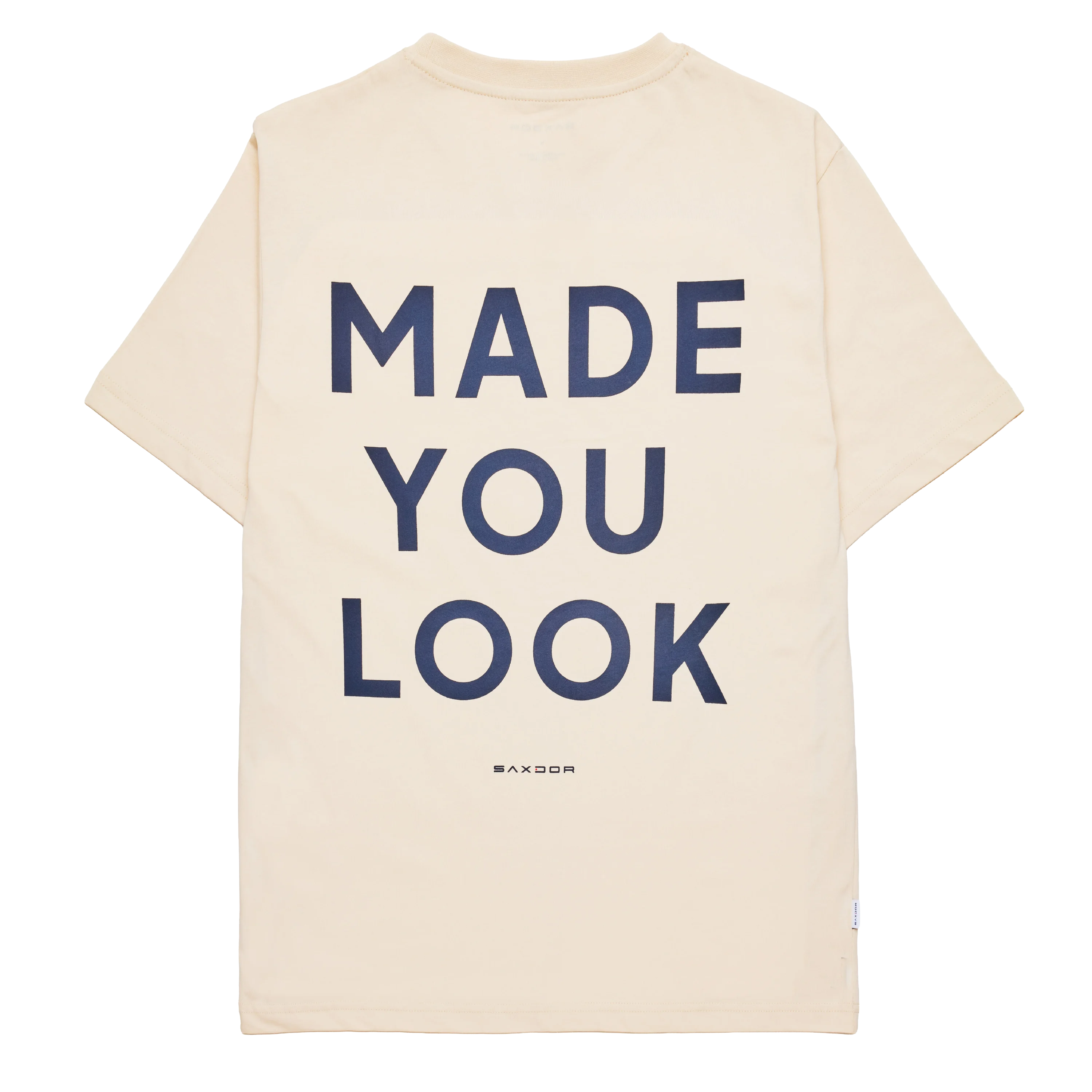 Saxdor "Made You Look" T-shirt Cream
