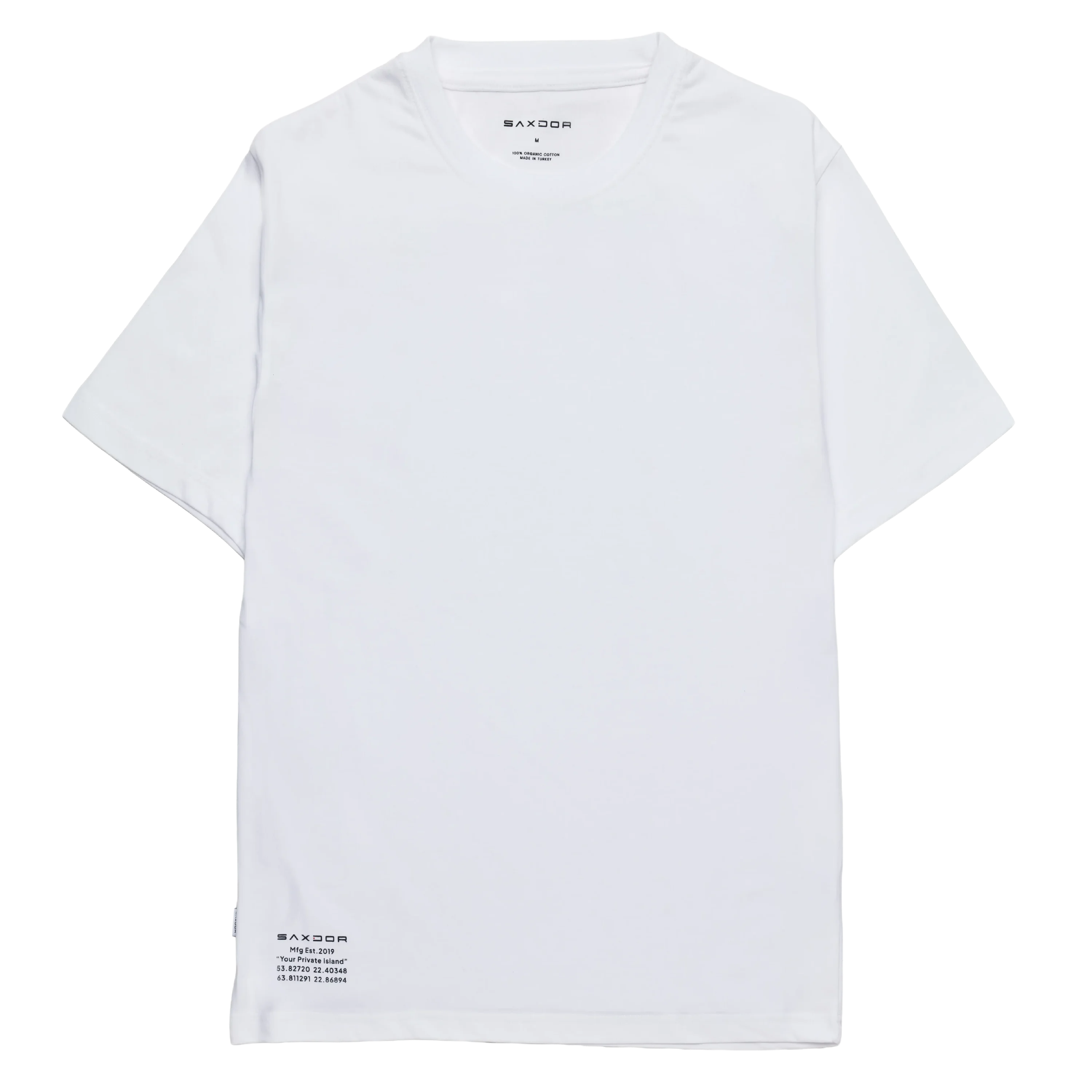 Saxdor "Made You Look" T-shirt White
