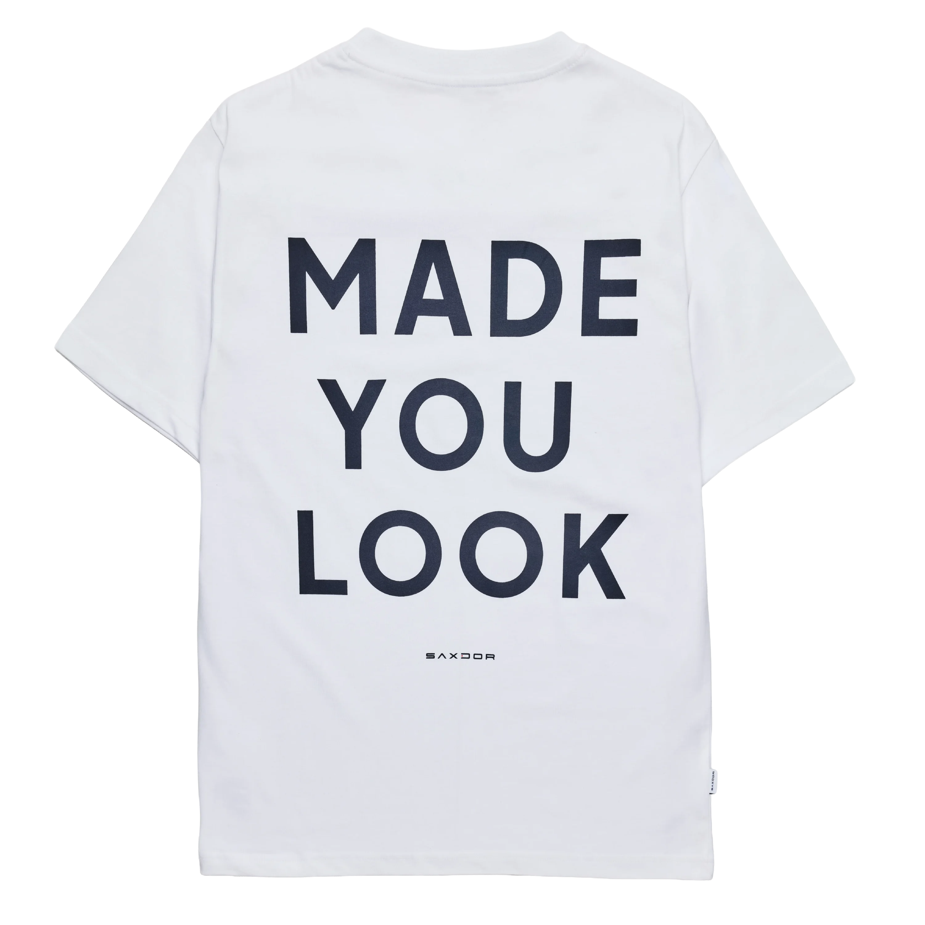 Saxdor "Made You Look" T-shirt White