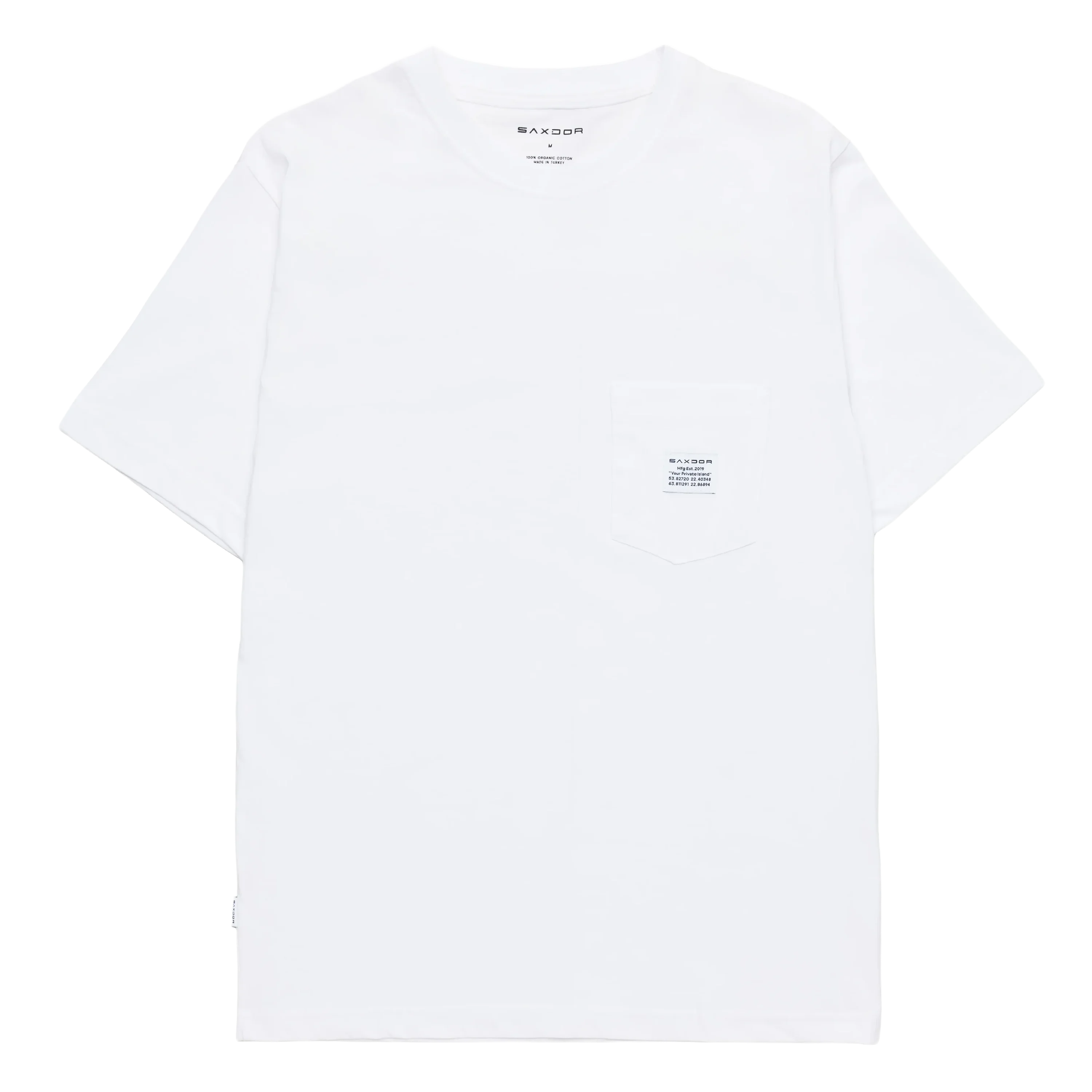 Saxdor Origin Pocket T-shirt White