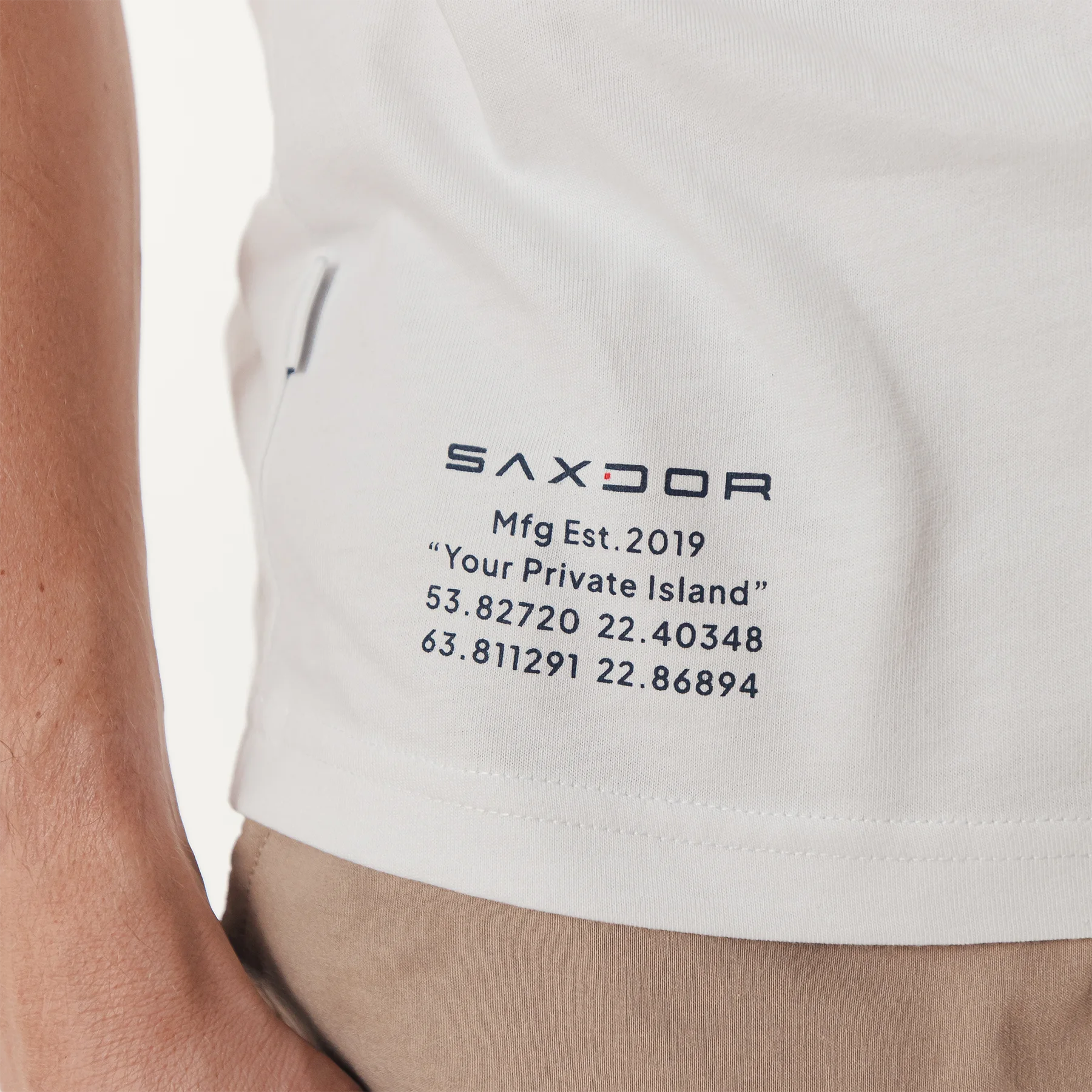 Saxdor Wave T-shirt White
