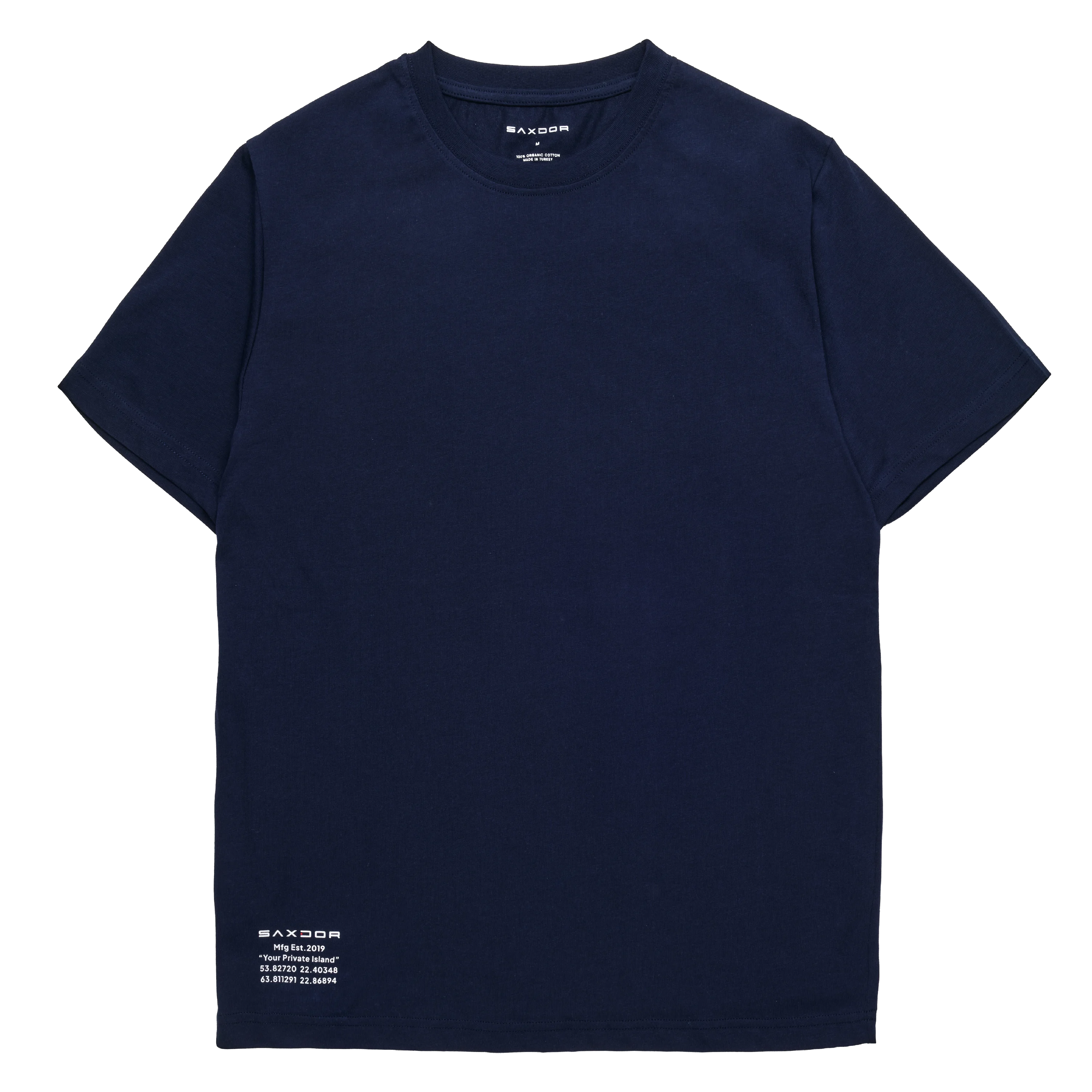 Saxdor “The Waves Have Changed” Graphic Tee Navy