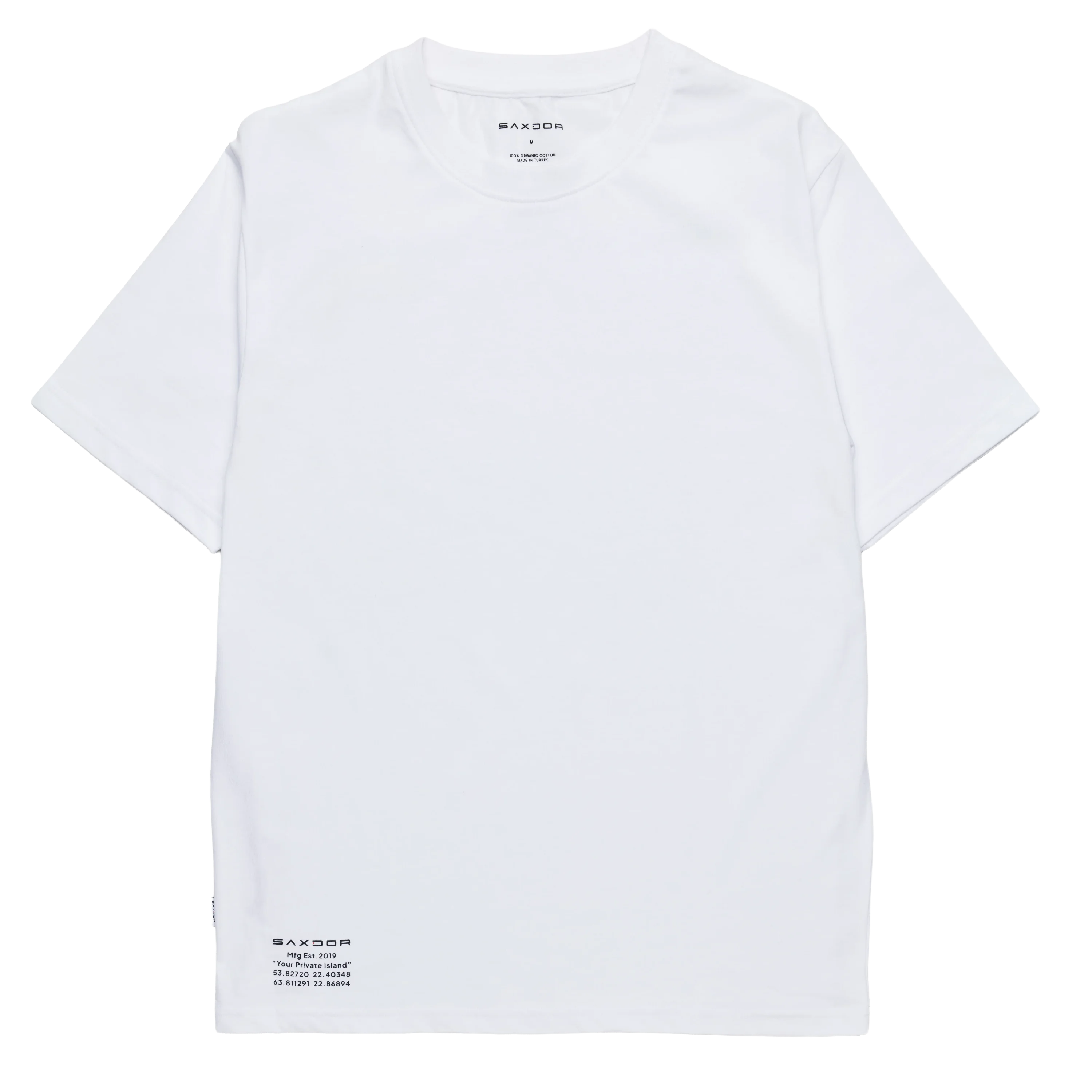Saxdor "The Waves Have Changed" Graphic Tee White